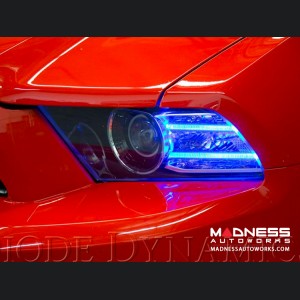 Ford Mustang Multicolor DRL LED Boards - Multicolor and White